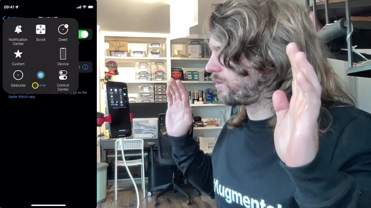 How I set up my iPhone for hands-free mouse control